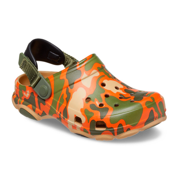 CROCS All Terrain Camo Clog Tan Multicolor Camouflage, J6 / Juniors 6 - Picture 2 of 8
